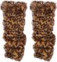 Warm Footmuffs Leg Warmer Leggings Hoof Shoes Cozy Paws Socks Couture Ladies Woman Clothing Outfit Compression Stockings for Women Party Boot Sleeves Boot for Women Fur White