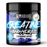 Warrior Creatine Monohydrate Powder 300g Pure Micronised (90 Servings) – Blue Razz