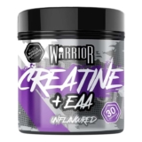 Warrior Creatine Monohydrate Powder EAA 270g (30 Servings) Pure Creatine with Essential Amino Acid Supplements for Muscle