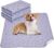 Washable Dog Pee Pads Reusable Puppy Pads Fast Absorbent Leakproof Training Mat with Non-Slip Backing for Floor Crate Couch Protection & Potty Training (2, 122x122cm)
