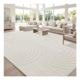 Washable Lemon Rug, Cream, 240×300 Cm, Living Room