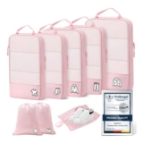 Waterproof Ultralight 8-Piece Compression Packing Cubes for Luggage