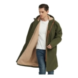 Waterproof Winter Coat, Sherpa Lined Hooded Parka,