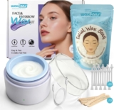 Waxfans Eyebrow Wax Kit for Women – Smart Mini Wax Pot with 100g Wax Beads
