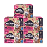 Webbox Naturals Complete Senior (7) Wet Cat Food, 60 x Meat & Fish in Jelly Variety Pack – Natural Ingredients and No Nasties