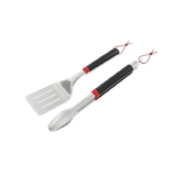 Weber Grill Set, Consists of Grill Tongs & Turner, Comfortable Handle, Dishwasher Safe