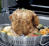Weber Poultry Roaster Gourmet Barbecue System GBS BBQ Stainless Steel – New other With Code Sold By iForceMarket (UK Mainland)