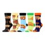 WeciBor Womens Highland Cow Socks 5 Pack Animal Lover Gifts