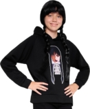 Wednesday Girls Hoodie – Hooded Sweatshirt for Girls and Teenagers 7-16 Years Soft Warm Casual Streetwear – Girls Gifts