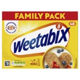 Weetabix Wholegrain Breakfast Cereal, Pack of 48 Biscuits Total (£5.50 / £5.22 max S&S)