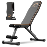 Weight Bench Adjustable Full Body Exercise Folding Fitness Workout Bench with 7 Positions with code – Bigzzia Fitness Store