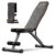 Weight Bench Adjustable Full Body Exercise Folding Fitness Workout Bench with 7 Positions with code – Bigzzia Fitness Store