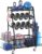 Weight Rack for Dumbbells – Widened Home Gym Storage Rack – Dumbbell Rack with 4 Flexible Wheels and Unique Storage on Both Sides