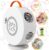 Weilim LED Bubble Machine for Kids – 360 Light Up Rechargeable Blower Light-up LED bubble blower for toddlers 3 glowing bubbles at dusk 4000 bubbles/min 5- hour USB-C rechargeable