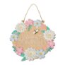 Welcome to My Garden Floral Hanging Plaque