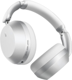 Wentronic Y04 Bluetooth 5.3 Wireless Over-Ear Headphones with Active Noise Cancelling & Hi-Res Sound, 48H Playtime, Soft Comfort Earcups Travel, Office & Home iOS, Android & PC Silver