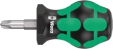 Wera 05008855001 355 PZ Pozidriv-Head Stubby/Carburetor Screwdriver 3 x 25 mm
