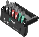 Wera 05057695001 Bitcheck 6 Impaktor Bits 1 PH/PZ/TX IMP DC (6 Pieces)