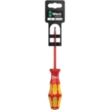 Wera 05100003001 0.8 x 4 x 100 mm 160i SBVDE Insulated Screwdriver for Slotted Screws