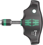 Wera 416 R T-Handle Bitholding Screwdriver Rapidaptor, 1/4 x 45 mm, 05023404001