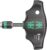 Wera 416 R T-Handle Bitholding Screwdriver Rapidaptor, 1/4 x 45 mm, 05023404001