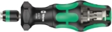 Wera 826 T Kraftform Turbo bit-Holding Screwdriver Handle with Rapidaptor Quick-Release Chuck