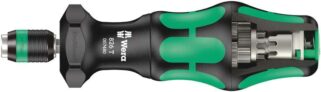 Wera 826 T Kraftform Turbo bit-Holding Screwdriver Handle with Rapidaptor Quick-Release Chuck
