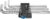 Wera 950/9 Hex-Plus Holding Function 1 Chrome-Plated L-Key Tool Set, 1.5-10, 9PC, 05022130001
