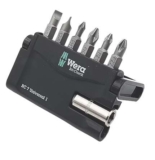 Wera Bit-Check 7 Universal 1 1/4 Hex Shank Mixed Bit Set 7 Pieces (175TX) (Free C&C)