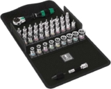 Wera Zyklop Speed 8100 SA All-In Ratchet Set, 1/4 Drive, Metric, 42pc, 05003755001