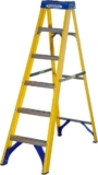 Werner fibreglass 1.7m 6 Step swing back Step Ladder