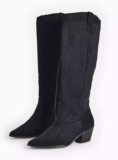 Western Black Long Boots size 6 & 8 Free C&C
