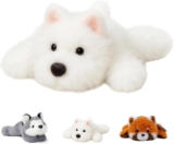 Westie Dog Plush Toy 22 cm Soft And Lightly Weighted Comforting Cuddle Companion, Adorable West Highland Terrier Stuffed Animal Gift For Kids