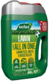 Westland Aftercut All In One Lawn Feed, Weed & Moss Killer Spreader 80m2