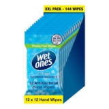 Wet Ones Be Fresh Antibacterial Biodegradable Hand Wipes (144) – £6.84 S&S