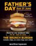 Wetherspoons Brunch Burger – Fathers Day Weekend Deal