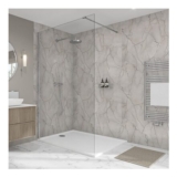 Wetwall Elite Tongue and Groove Marmo Puro Shower Wall Panel 2420 X 1200mm