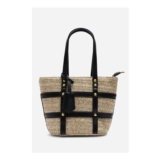 Wheres That from Alaia Small Raffia Bag