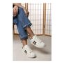 Wheres That from Arvella Stitched Stripes Detail Trainers