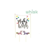 Whisk Make a Wish Cake Toppers 3 Pieces