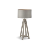 Whitby Grey Wash Wood Tapered 4 Post Table Lamp Base