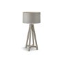 Whitby Grey Wash Wood Tapered 4 Post Table Lamp Base