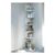 White 5-Tier Zigzag Corner Bookcase, Wooden Floating
