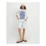 White Cotton Cannes Graphic T-Shirt