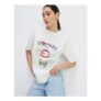 White Cotton Spicy Picante Boyfriend T-Shirt