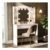 White Dressing Table with Mirror and LED Lights