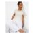 White Embroidered Detail Lace Top