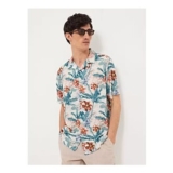 White Hawaiian Short Sleeve Mens Matching Shirt
