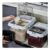 White Living and Home Airtight Food Storage Container 7.5/15kg