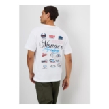 White Monaco Racing Graphic T White S